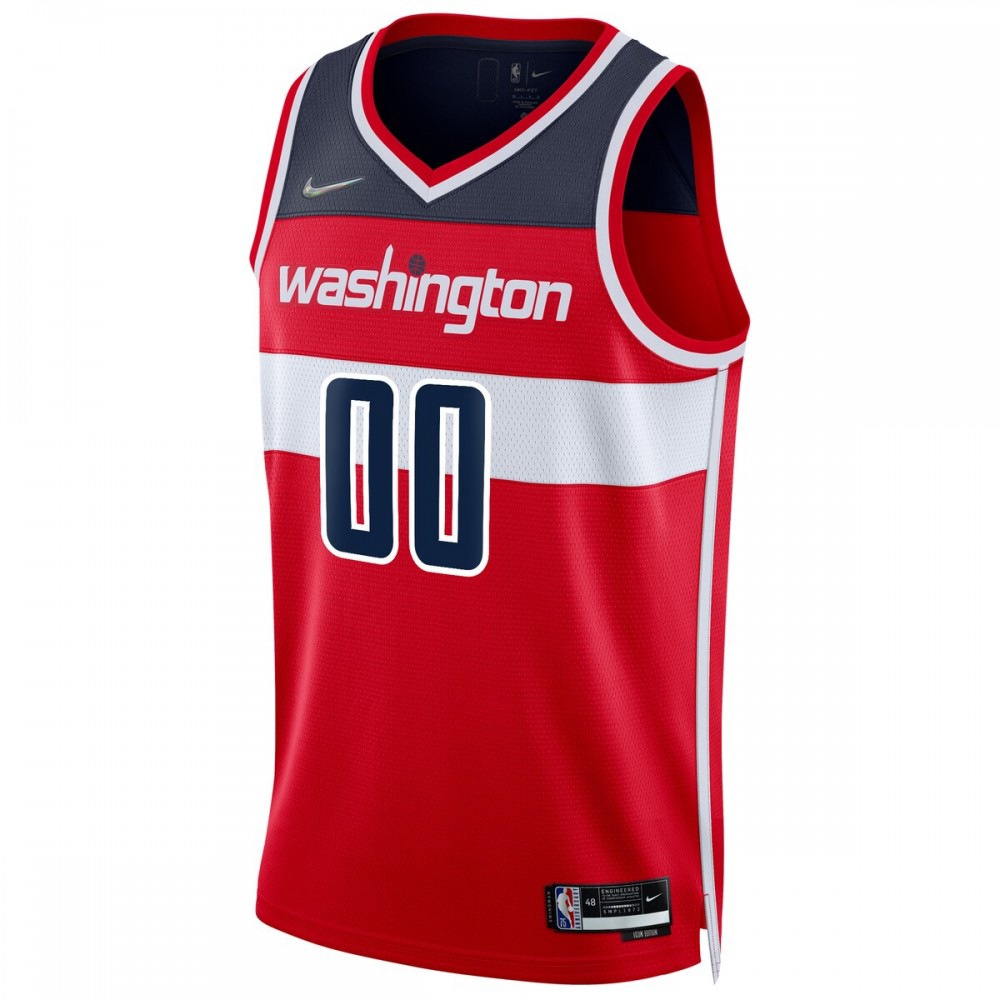 Washington Wizards 2021/22 Diamond Swingman Custom Jersey - Icon Edition - Red-Pro Kit Vault | Brand New 26/27 Sports Jerseys